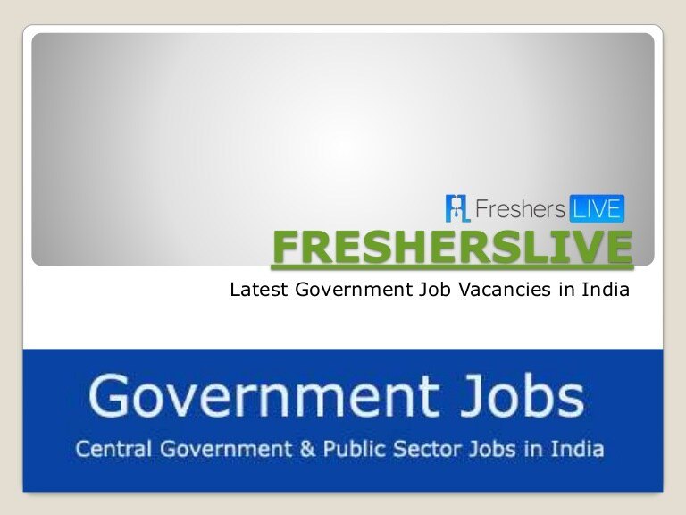 FreshersLIVE - Search For A Job