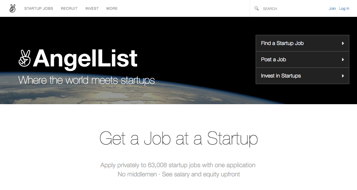 See How To Search For Jobs With AngelList