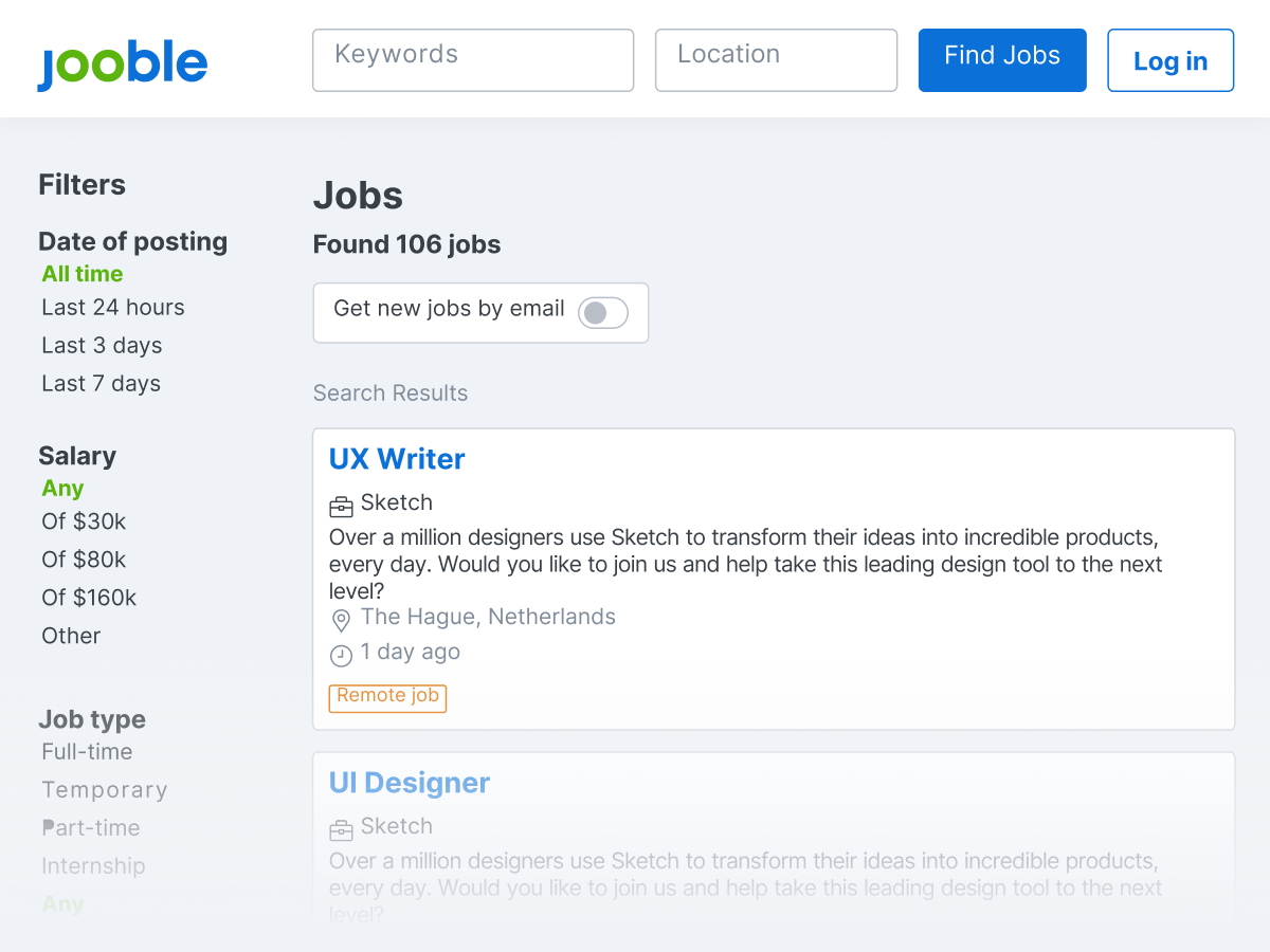Jooble - Search For Vacancies
