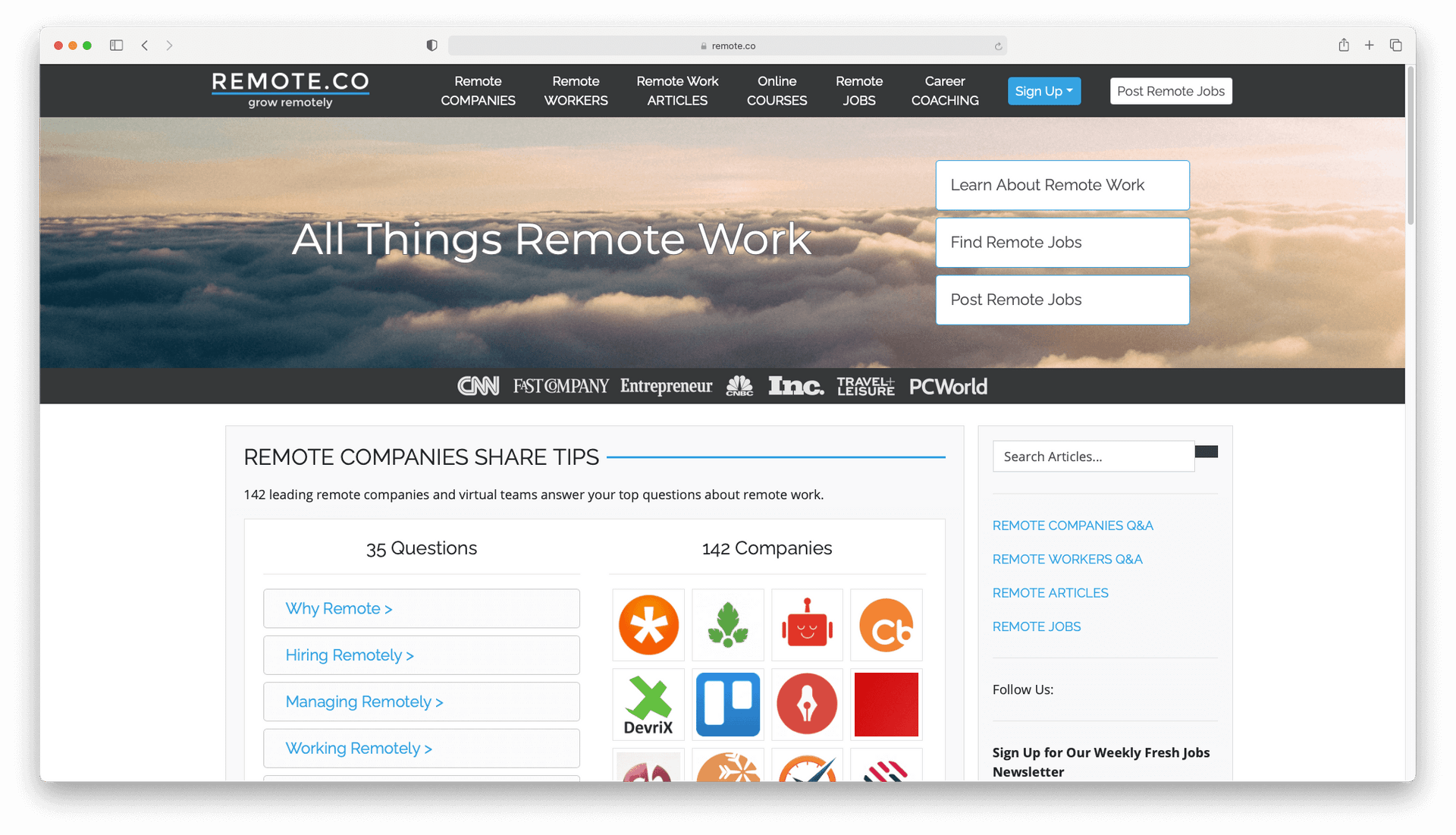Remote.co - See How to Find Jobs