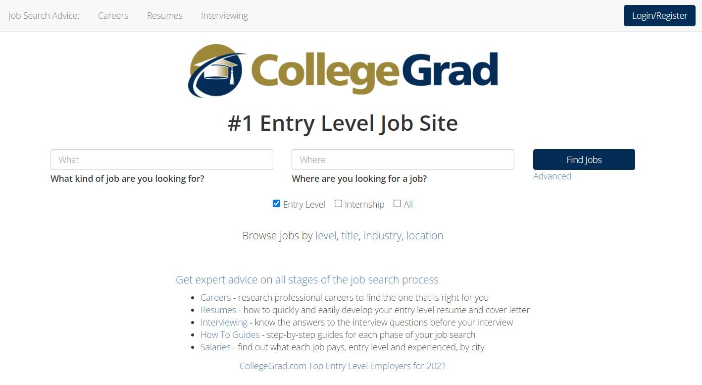 College Grad - Search for Jobs with this Platform