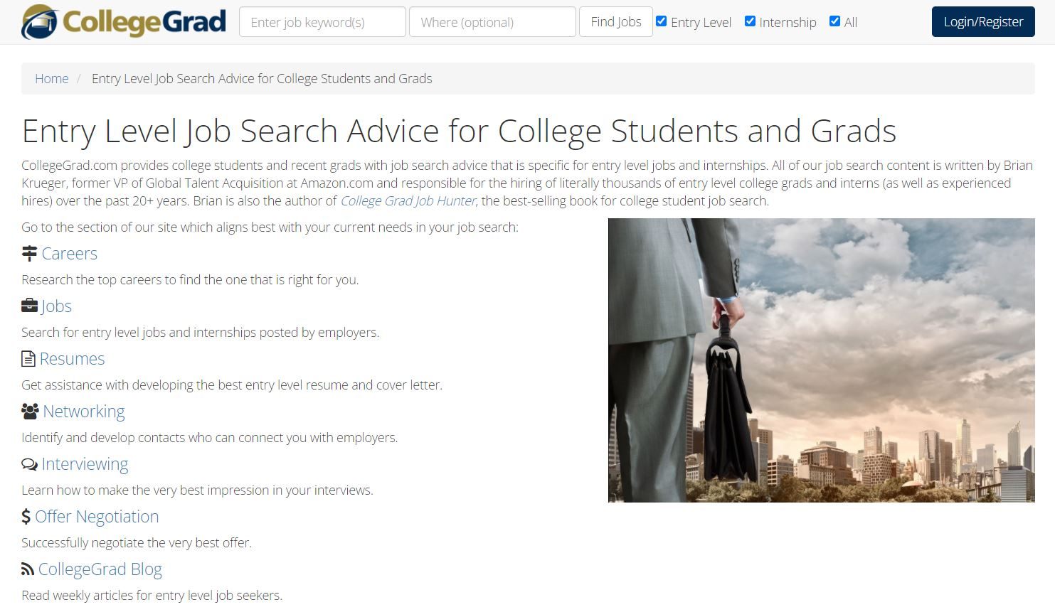 College Grad - Search for Jobs with this Platform
