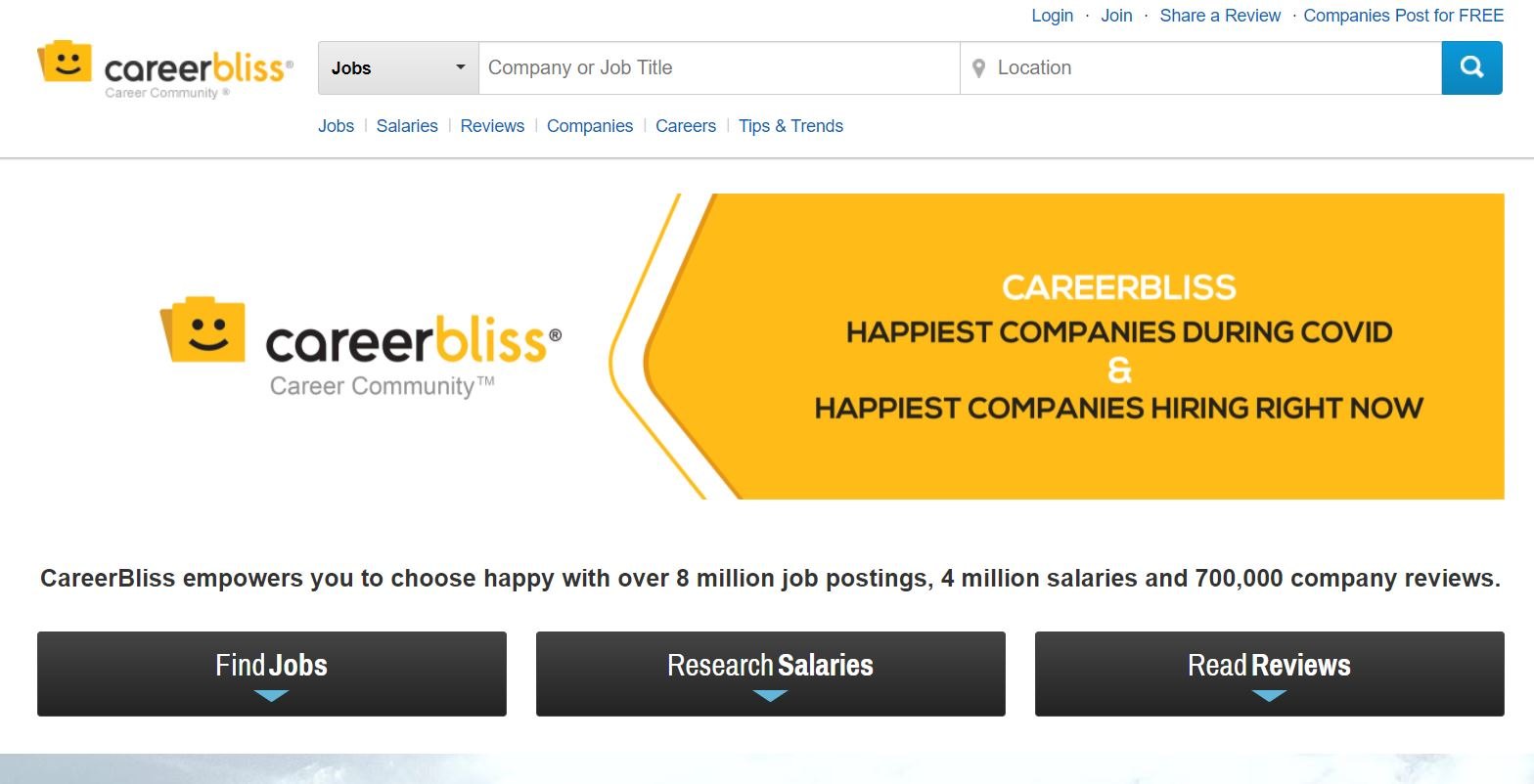 CareerBliss - Find Jobs Easily